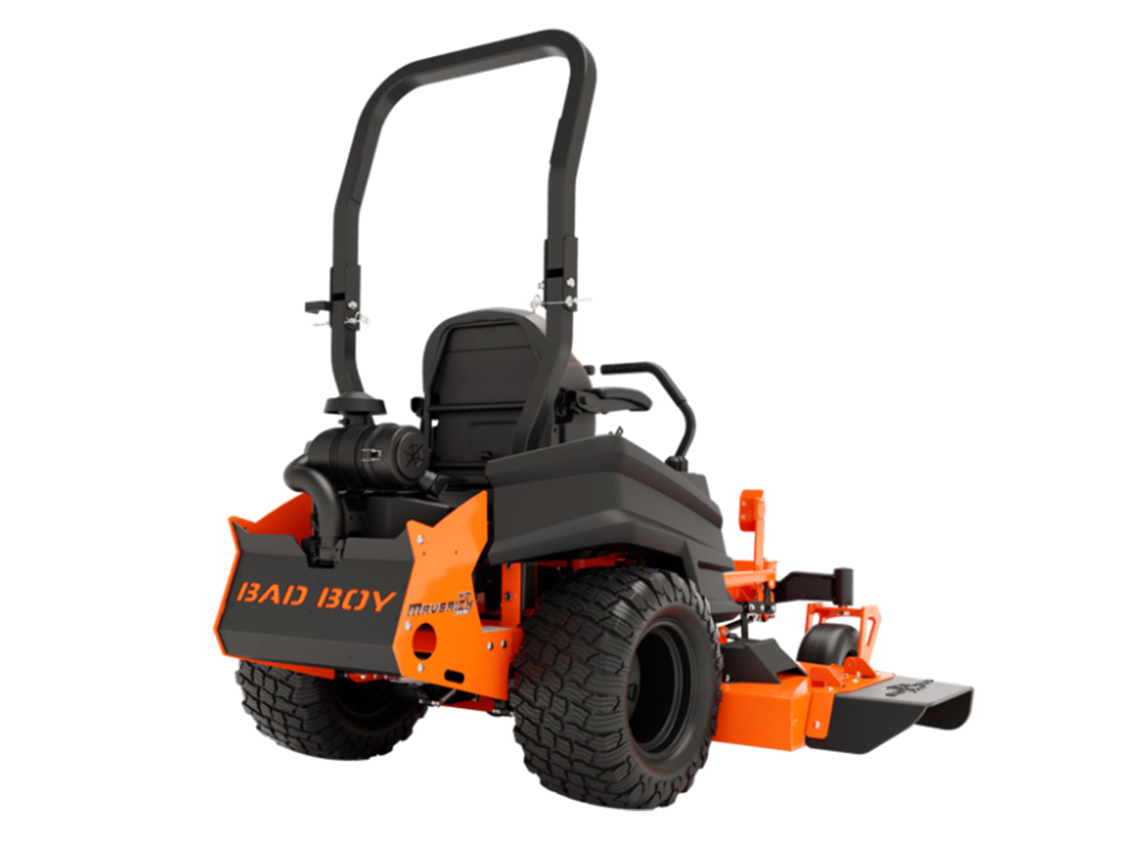 Bad Boy Maverick HD 60" Kawasaki 726cc 23.5HP FX730 Lawn Mower w/Side Discharge Bad Boy Trailer MAVHDKA23.5HP60