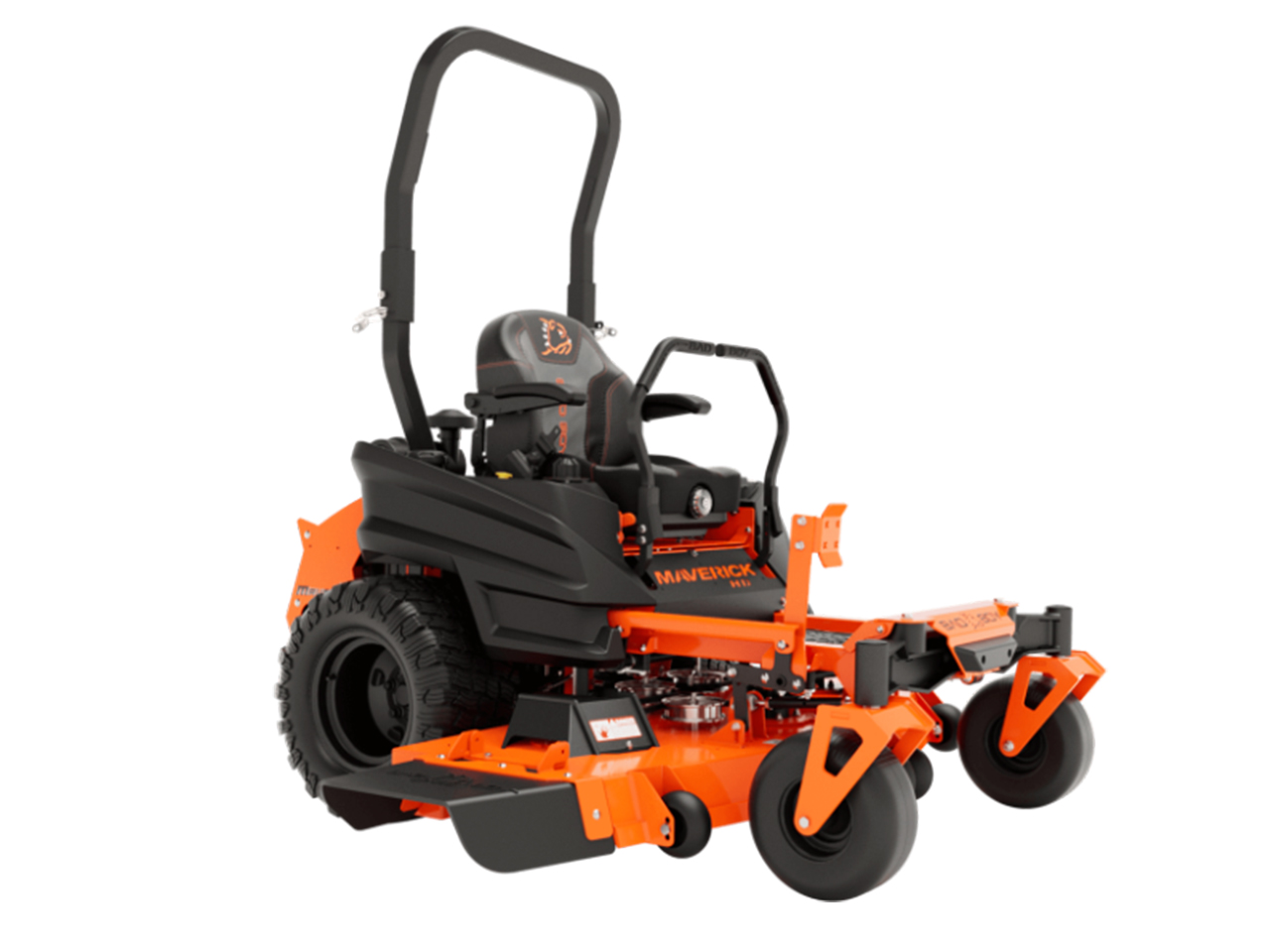 Bad Boy Maverick HD 60" Kawasaki 726cc 23.5HP FX730 Lawn Mower w/Side Discharge Bad Boy Trailer MAVHDKA23.5HP60