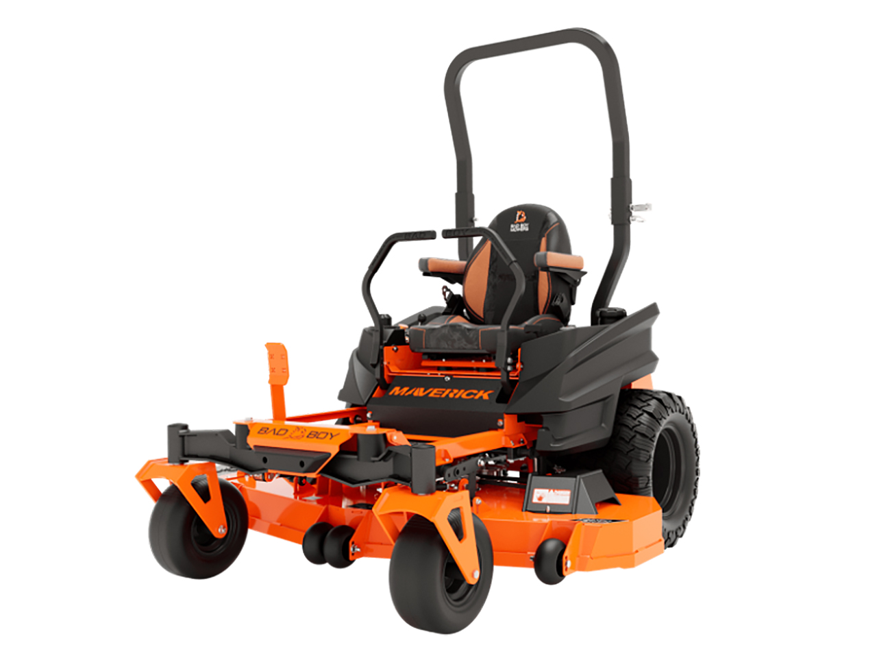 Bad Boy Maverick 60" Kawasaki 726cc 24HP FS730 Lawn Mower w/Side Discharge Trailer MAVKA24HP60