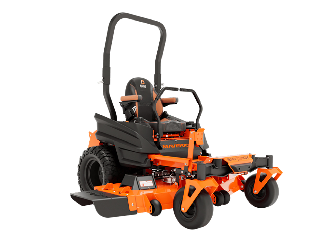 Bad Boy Maverick 60" Kawasaki 726cc 24HP FS730 Lawn Mower w/Side Discharge Bad Boy Trailer MAVKA24HP60