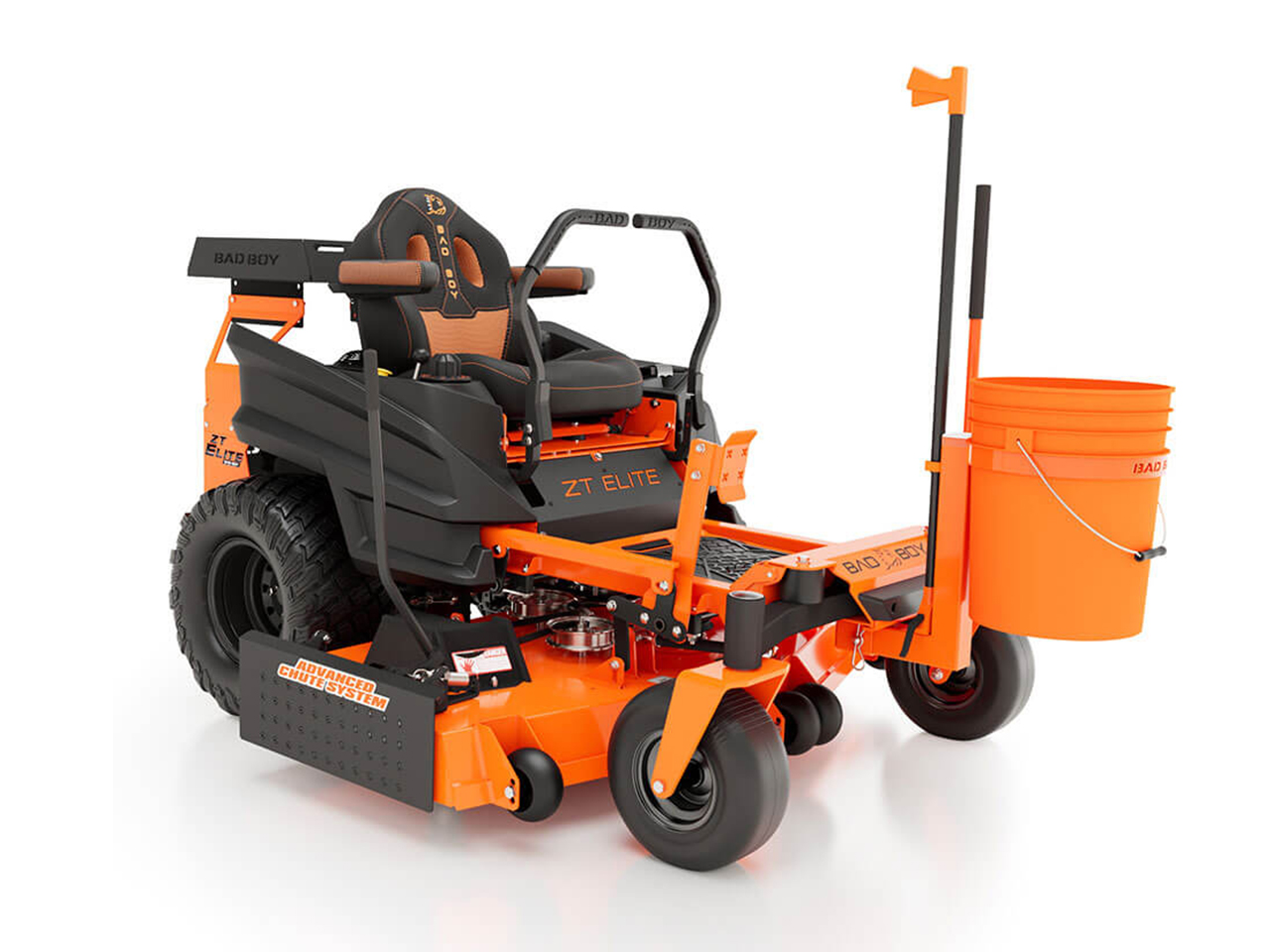 Bad Boy ZT Elite 48" Kawasaki 726cc 24HP FR730V Zero Turn Mower Trailer ZTEKA24HP48