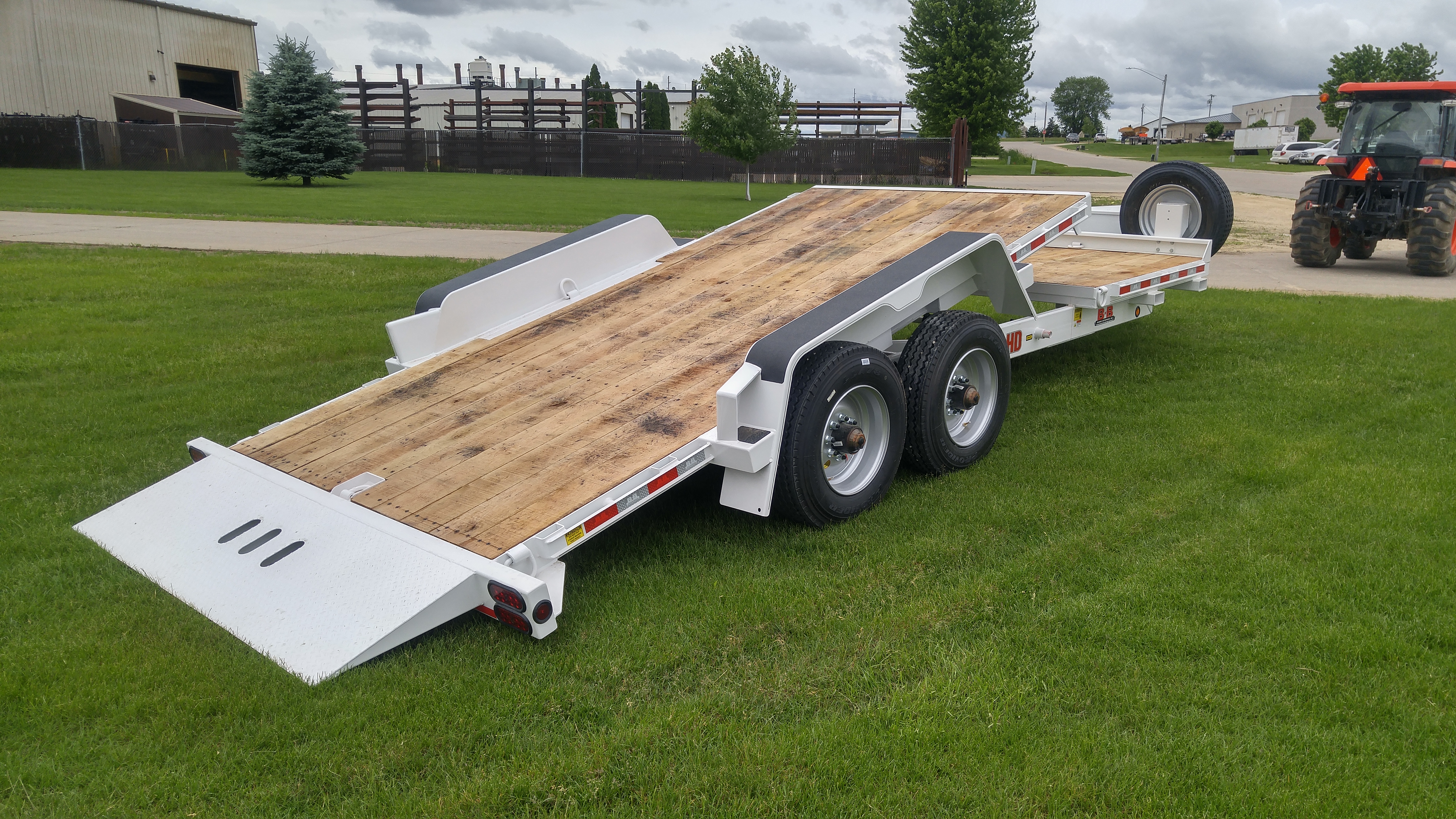 Behnke 7x20 20K 16/4 Split HD Tube Tilt Trailer Behnke Trailer TBCT2020ET