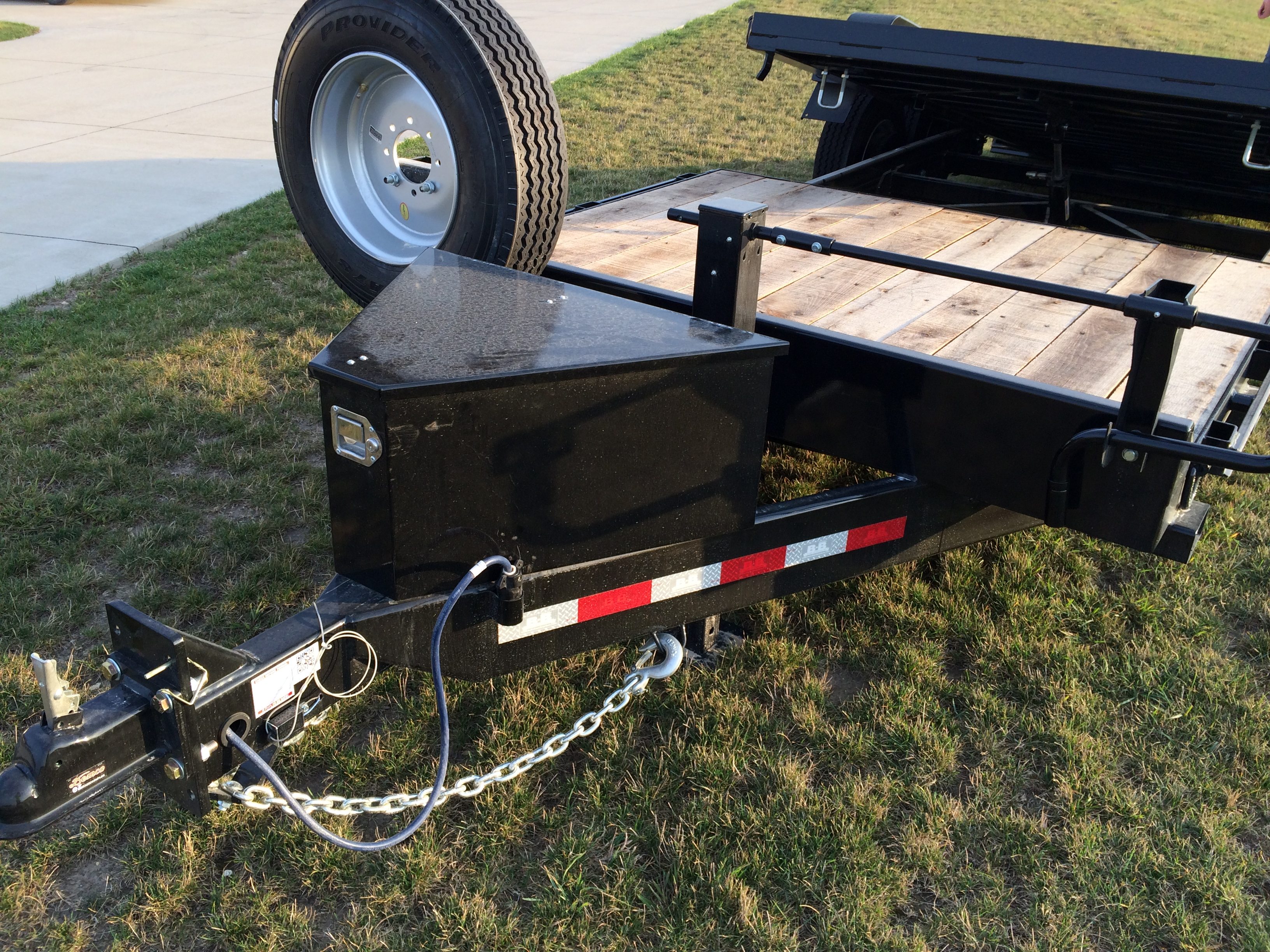 Behnke 7x20 20K 16/4 Split HD Tube Tilt Trailer Behnke Trailer TBCT2020ET