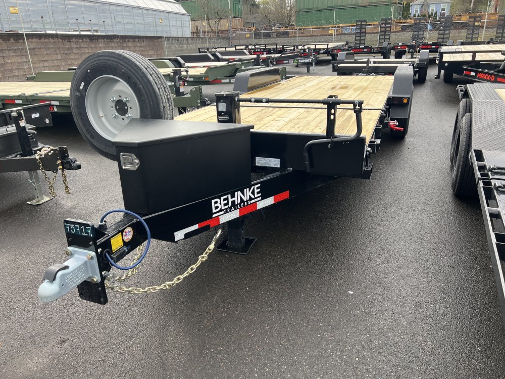 Behnke 7x22 20K 16/6 Split HD Tube Tilt Trailer Behnke Trailer TBCT2220ET