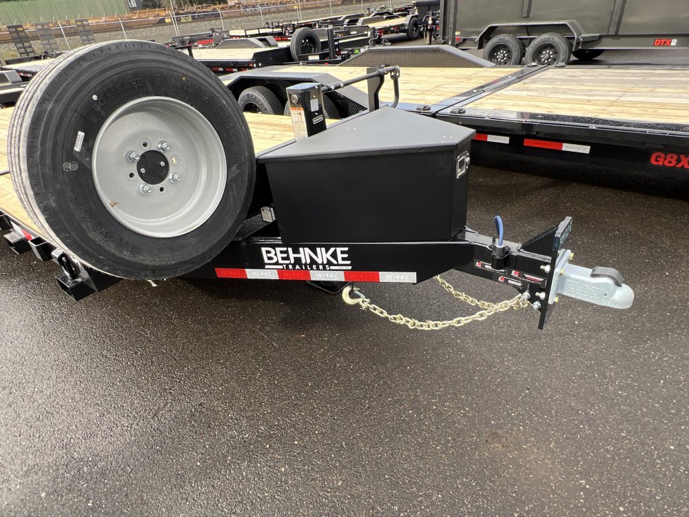 Behnke 7x22 20K 16/6 Split HD Tube Tilt Trailer Behnke Trailer TBCT2220ET