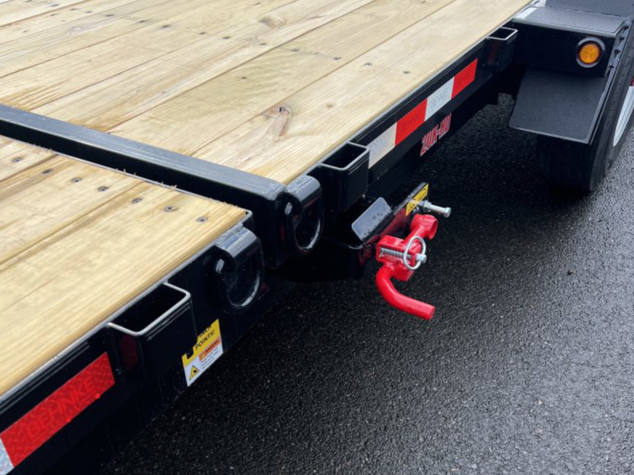 Behnke 7x22 20K 16/6 Split HD Tube Tilt Trailer Behnke Trailer TBCT2220ET