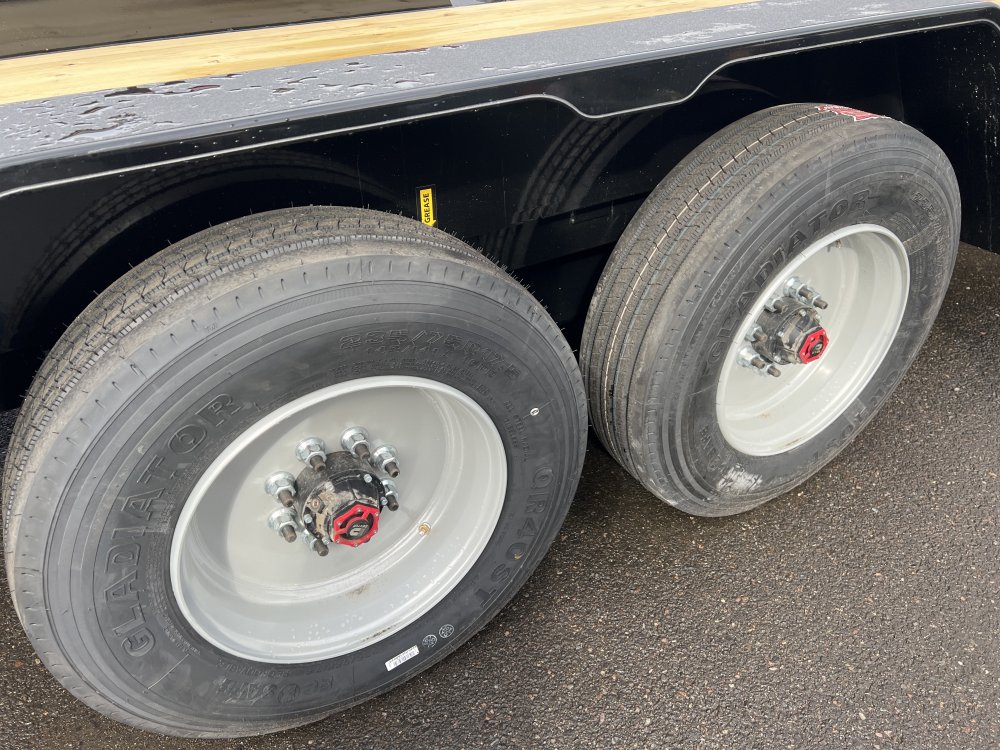Behnke 7x22 20K 16/6 Split HD Tube Tilt Trailer Behnke Trailer TBCT2220ET