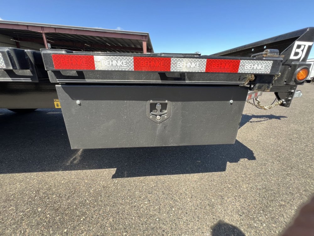Behnke 8x24 20K 18/6 Split Flatbed Tilt Trailer Behnke Trailer GDFB8X24TPT-20E