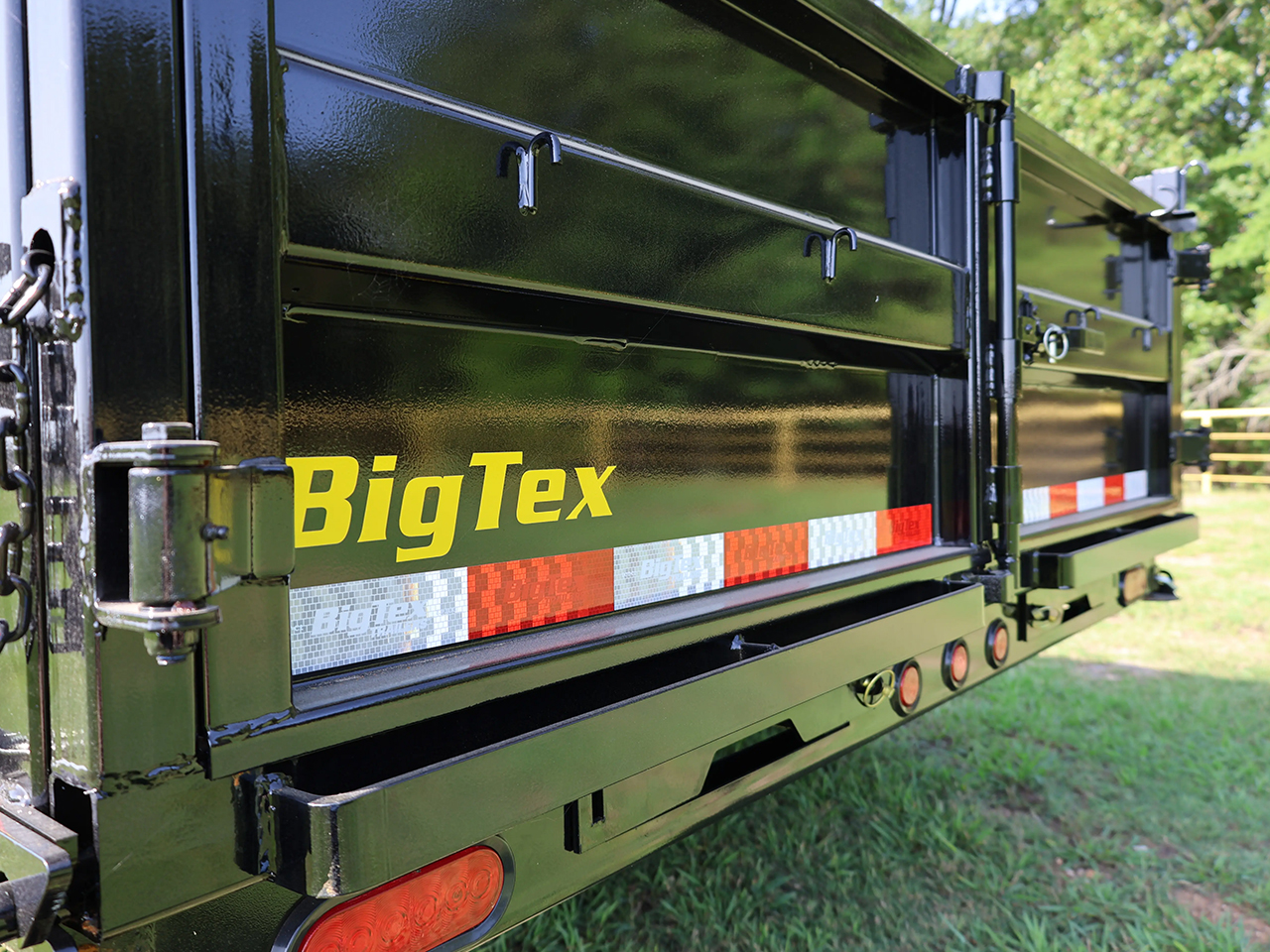 Big Tex 7x14 14K Telescopic Dump High Sides Trailer 14TD Big Tex Trailer 14TD-14C4A-BK