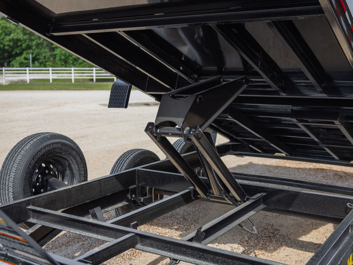 Big Tex 7x14 14K Channel Tandem Axle High Sides Dump Trailer 14LX Big Tex Trailer 14LX-14C4A-BK