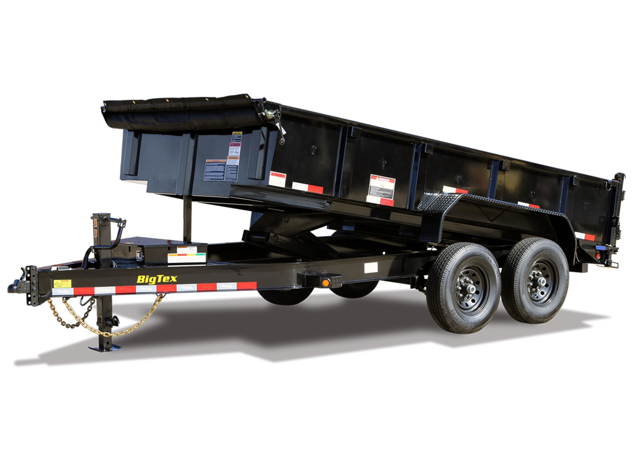 Big Tex 7x14  16K  Low Profile Dump Trailer 16LP Big Tex Trailer 16LP-14BK6SIRPD