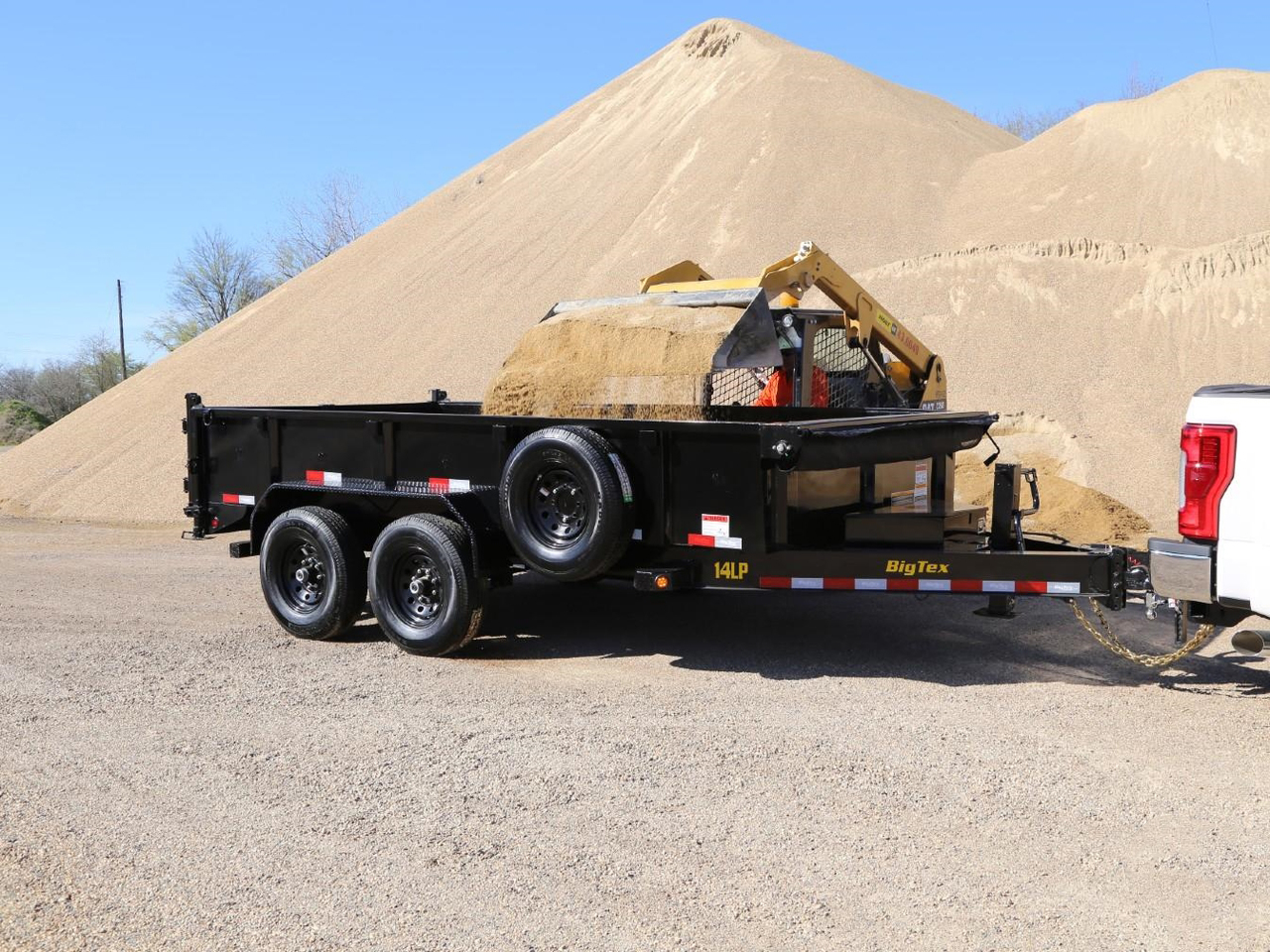 Big Tex 7x14  16K  Low Profile Dump Trailer 16LP Big Tex Trailer 16LP-14BK6SIRPD