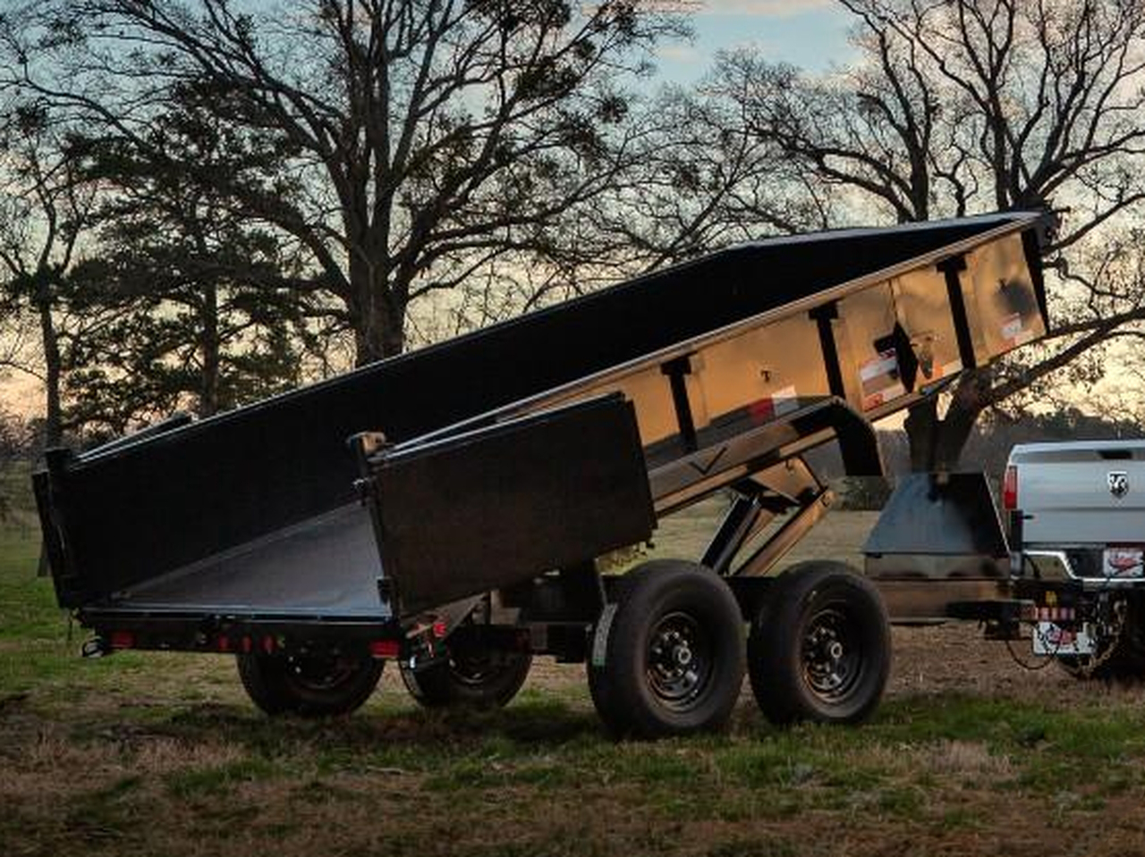 Big Tex 7x16  17.5K Super Duty Ultra Low Profile Dump Trailer 16LP-16 Big Tex Trailer 16LP-16BK6SIRPD