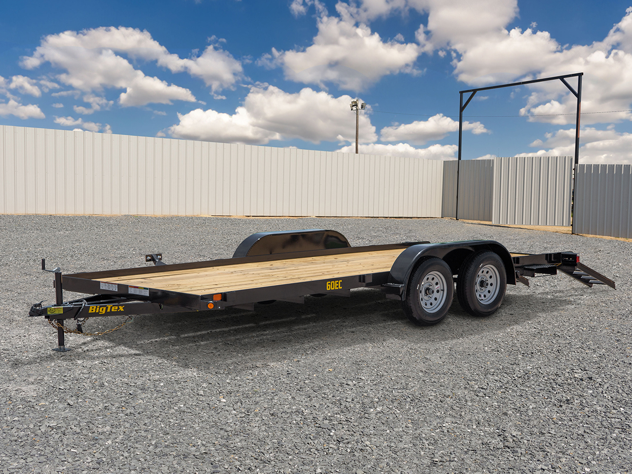 Big Tex 7 x 16 6k Tandem Axle Economy Car Hauler 60EC Big Tex Trailer 60EC-16BK2B