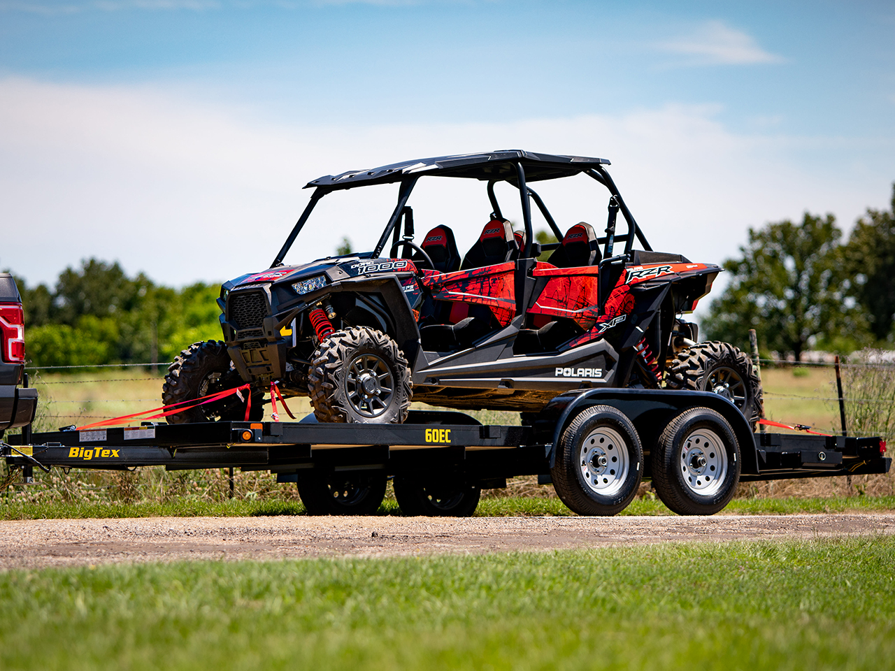Big Tex 7 x 16 6k Tandem Axle Economy Car Hauler 60EC Big Tex Trailer 60EC-16BK2B