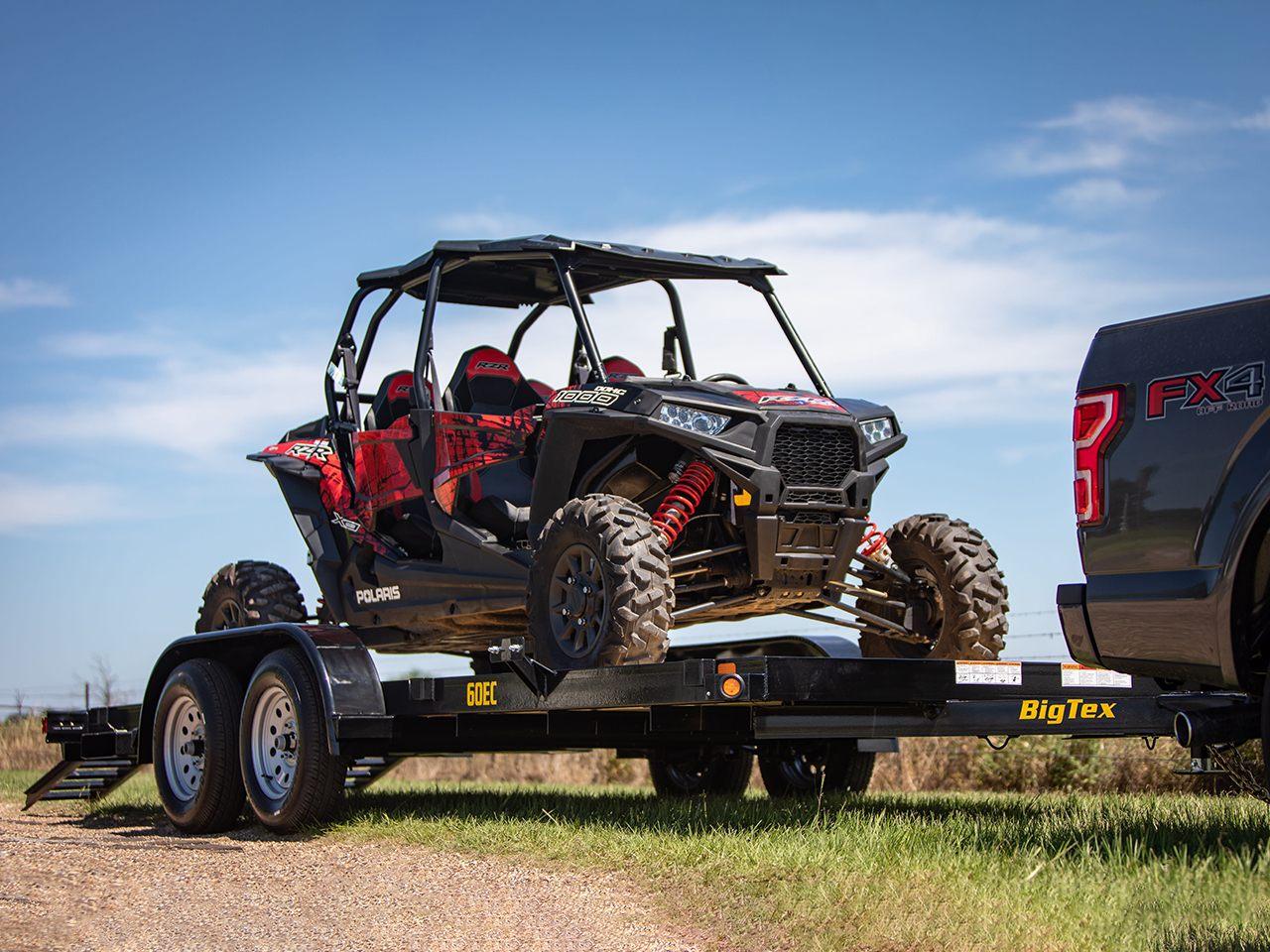 Big Tex 7 x 16 6k Tandem Axle Economy Car Hauler 60EC Big Tex Trailer 60EC-16BK2B