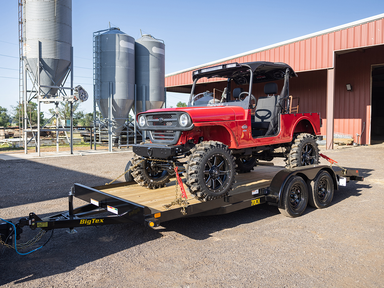 Big Tex 7x16  7K  Car Hauler 70CH Big Tex Trailer 70CH-16BK2B