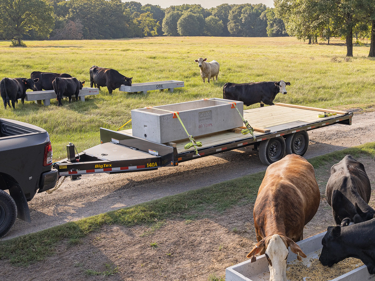 Big Tex 8.5 x 22 14K Deckover Equipment Trailer 14OA-22 Big Tex Trailer 14OA-22BK-8SIR