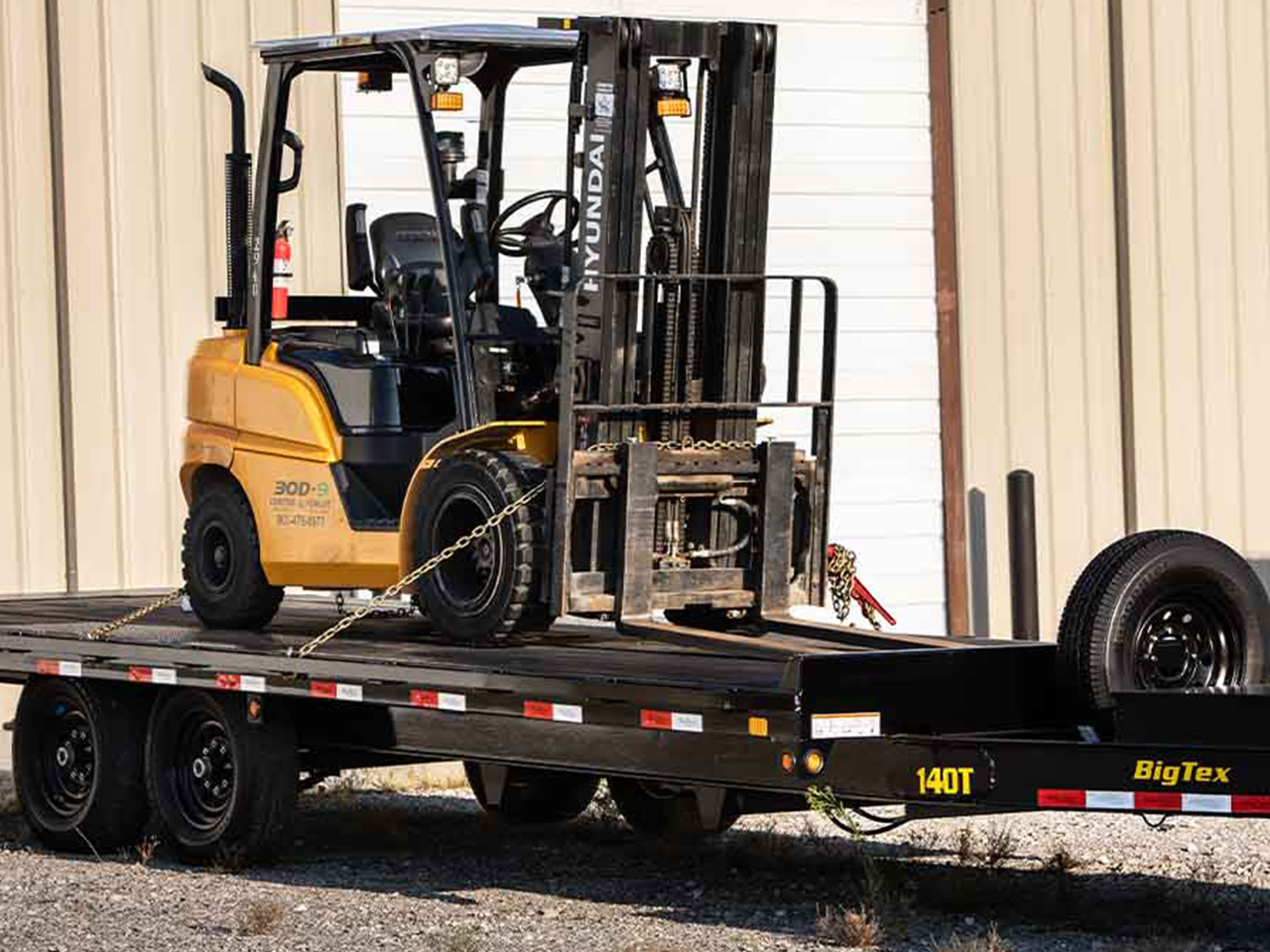 Big Tex 8.5 x 22  14K  Over Axle Power Tilt Equipment Trailer Big Tex Trailer 14OT-22 OVER AXLE TILT