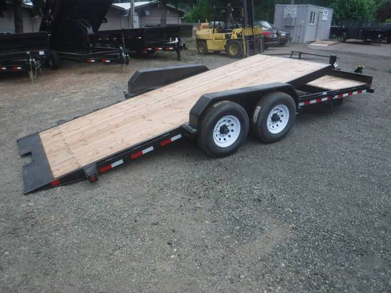 Big Tex 7x20  14K  16/4  Split Deck Tilt Equipment Trailer 14TL-20 Big Tex Trailer 14TL-20BK