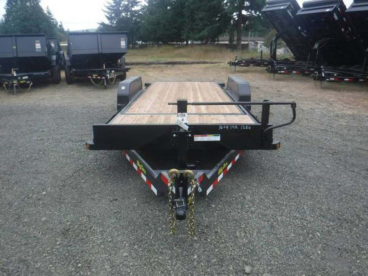 Big Tex 7x20  14K  16/4  Split Deck Tilt Equipment Trailer 14TL-20 Big Tex Trailer 14TL-20BK