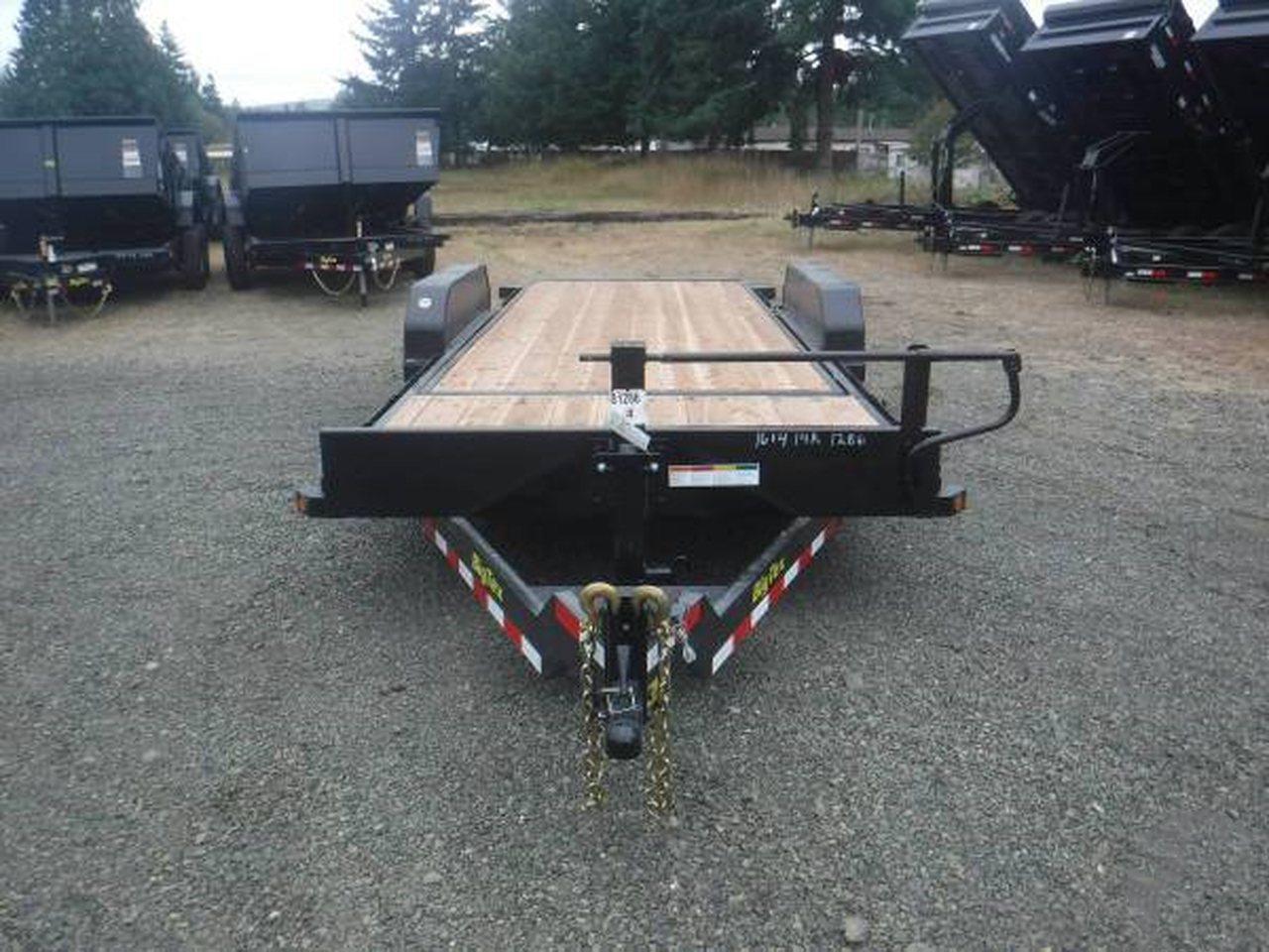 Big Tex 7x20  16K  16/4  Split Deck Tilt Equipment Trailer 14TL-20 Big Tex Trailer 16TL-20BK
