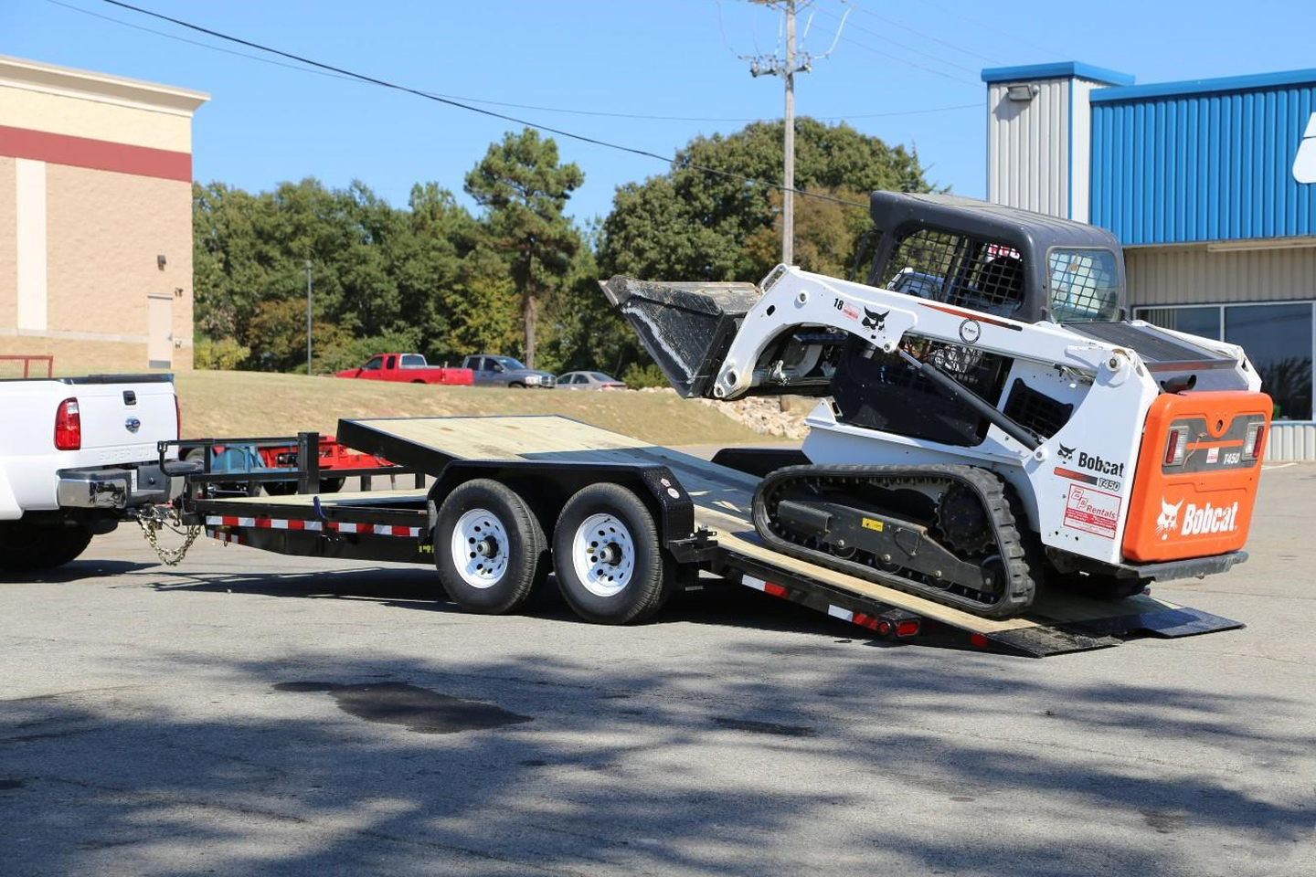 Big Tex 7x22  14K  16/6  Split Deck Tilt Equipment Trailer 14TL-22 Big Tex Trailer 14TL-22BK