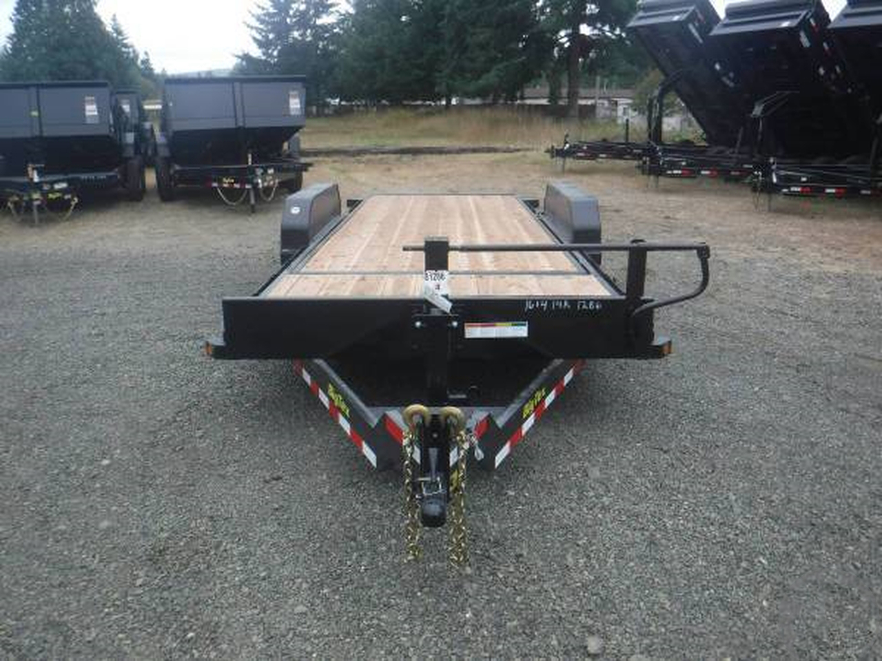 Big Tex 7x22  14K  16/6  Split Deck Tilt Equipment Trailer 14TL-22 Big Tex Trailer 14TL-22BK