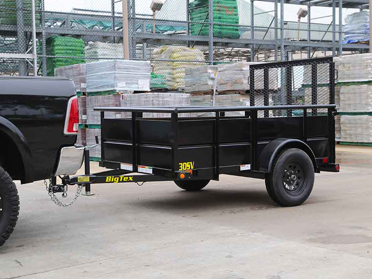Big Tex 5 x 8 3K Single Axle Vanguard Trailer 30SV Big Tex Trailer 30SV-08BK
