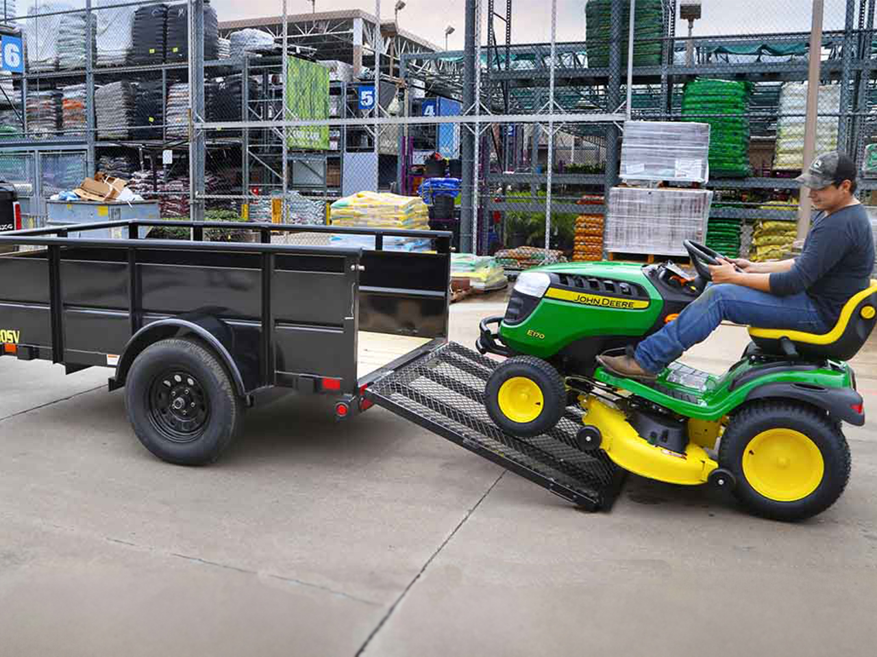Big Tex 5 x 8 3K Single Axle Vanguard Trailer 30SV Big Tex Trailer 30SV-08BK