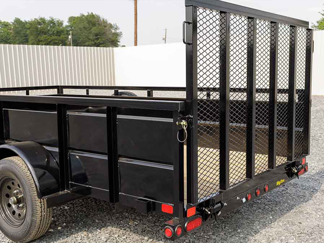 Big Tex 6.5 x 10 3K Single Axle Vanguard Utility Trailer 35SV Big Tex Trailer 35SV-10BK