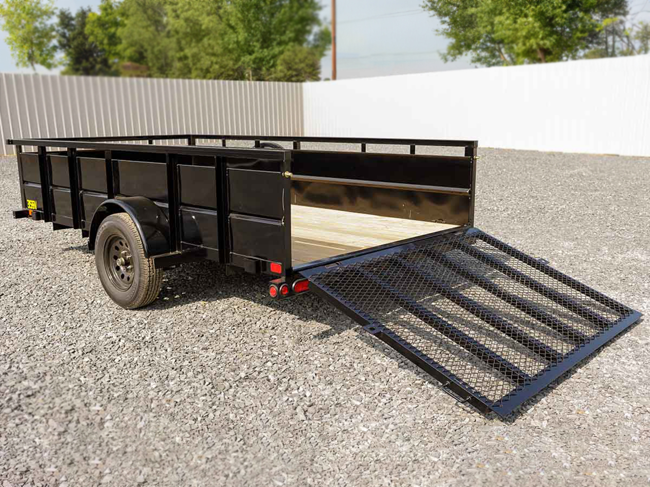 Big Tex 6.5 x 12 3K Single Axle Vanguard Utility Trailer 35SV Big Tex Trailer 35SV-12BK