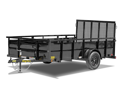 Big Tex 6.5 x 14 3K Single Axle Vanguard Utility Trailer 35SV Big Tex Trailer 35SV-14BK