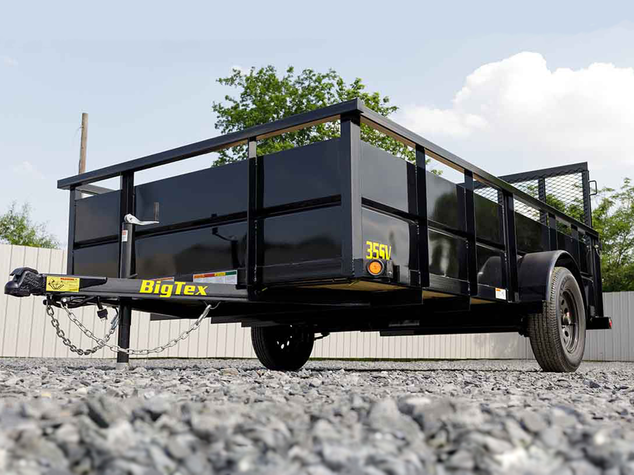 Big Tex 6.5 x 14 3K Single Axle Vanguard Utility Trailer 35SV Big Tex Trailer 35SV-14BK