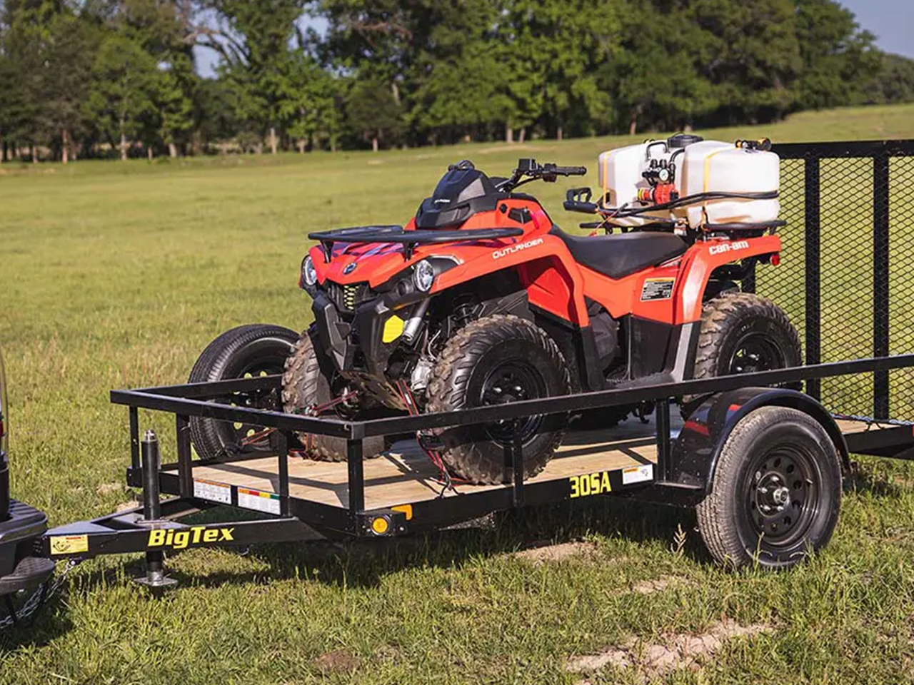 Big Tex 5x10  3K SA Utility  30SA-10 Big Tex Trailer 30SA-10BK4RG