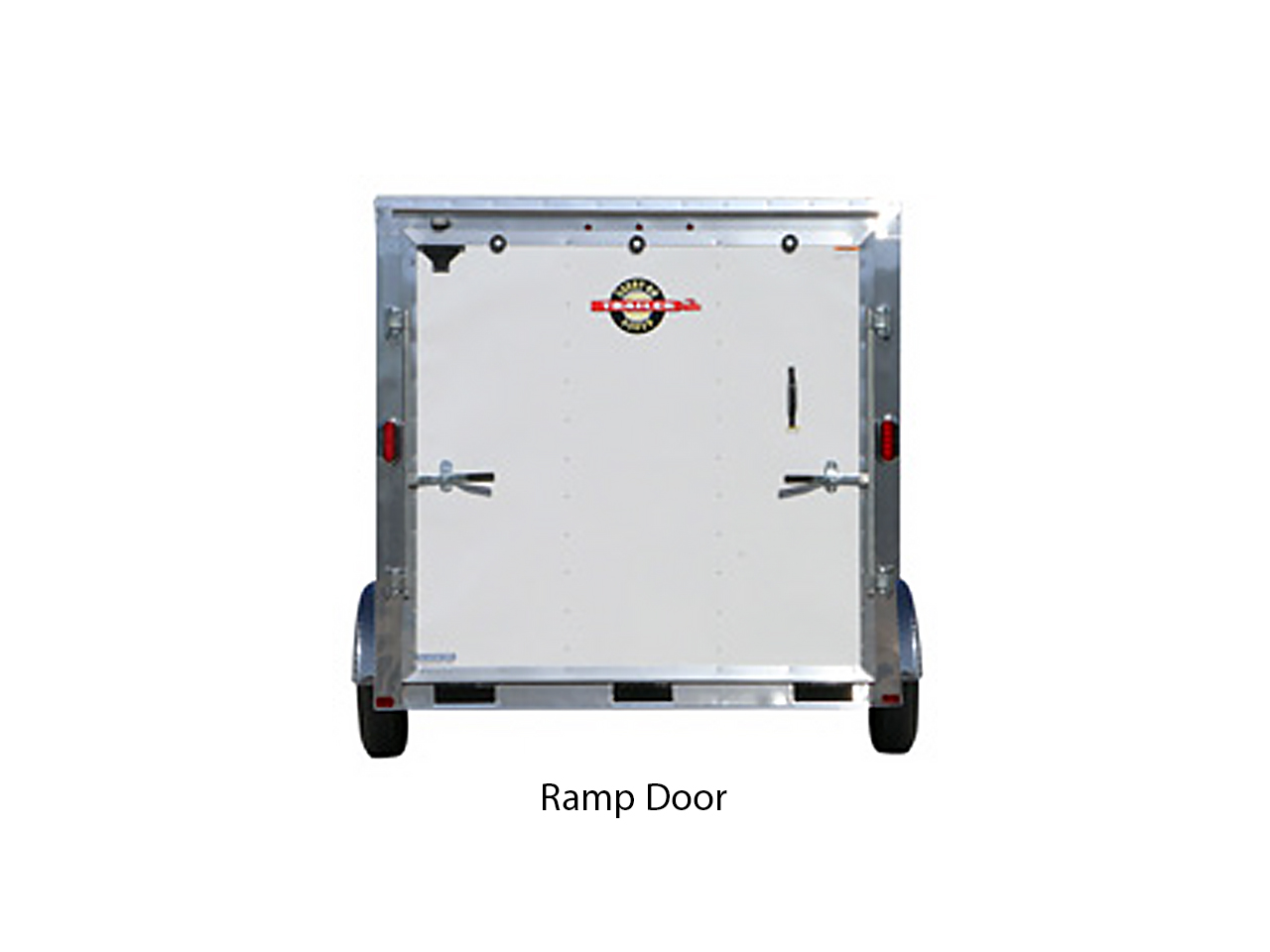 Carry-On 5 x 10  3K Radius Front Flat Roof Cargo Trailer with Ramps Carry-On Trailer 5X10CGRCM