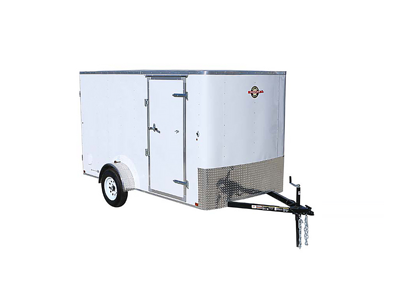 Carry-On 5 x 10  3K Radius Front Flat Roof Cargo Trailer with Ramps Carry-On Trailer 5X10CGRCM