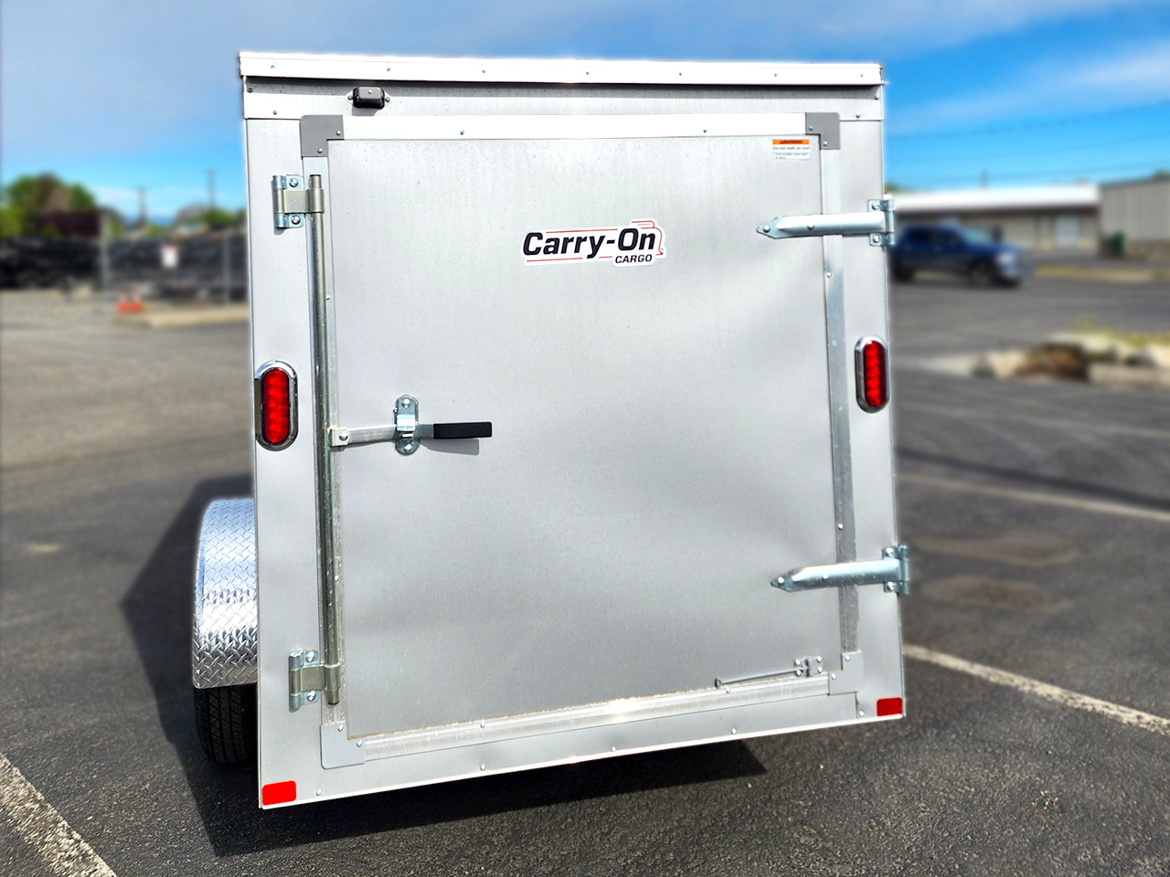 Carry-On 5 x 10  3K Radius Front Flat Roof Cargo Trailer Carry-On Trailer 5X10CGCM