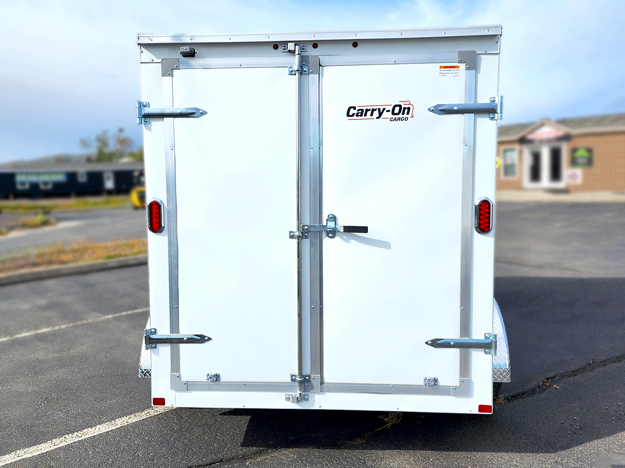 Carry-On 6 x 12  7K Radius Front Flat Roof Tandem Axle Cargo Trailer Carry-On Trailer 6X12CGCM7K