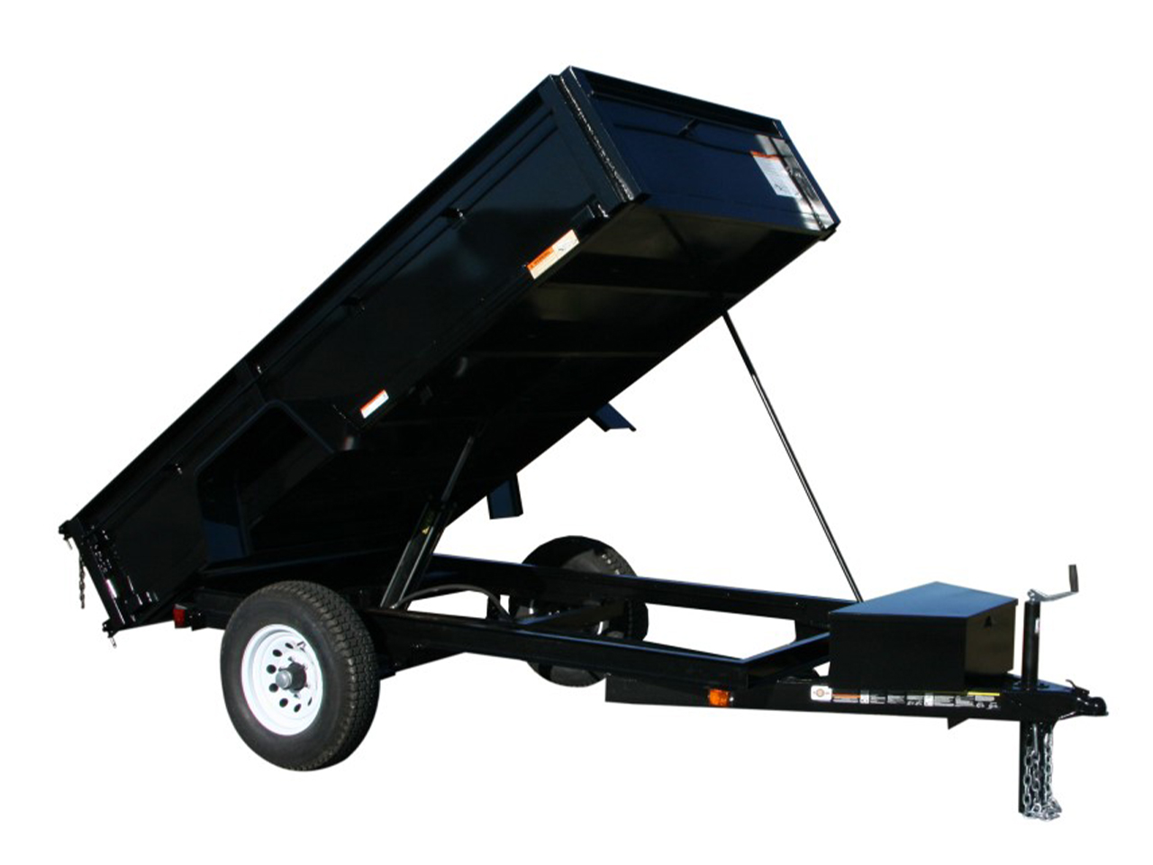 Carry-On 5 x 10  5K  Dump Trailer - Single Axle Carry-On Trailer 5X10DUMPLP5KCT