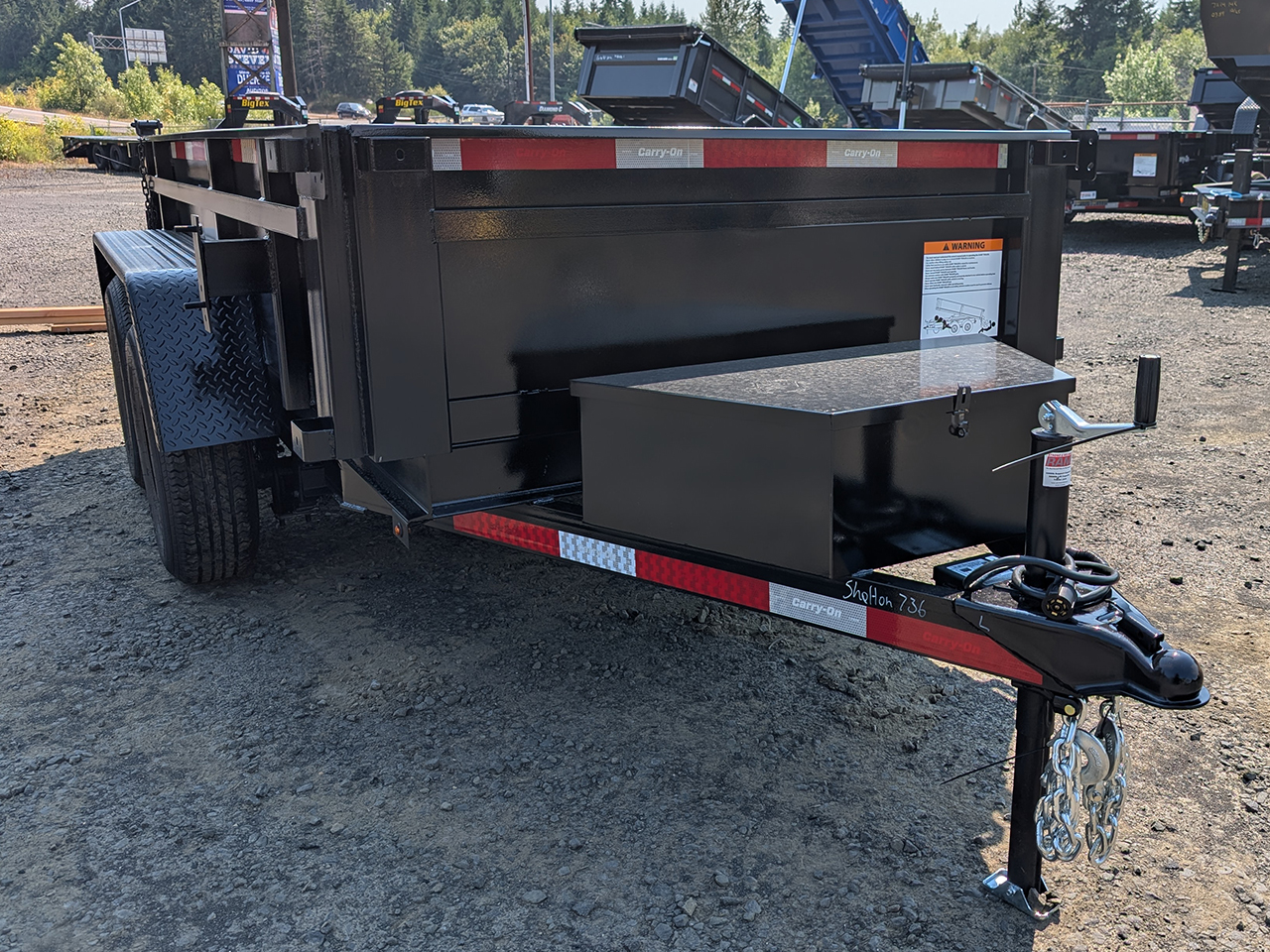 Carry-On 5 x 10 10K Dump Trailer Carry-On Trailer 5X10DLPE10K