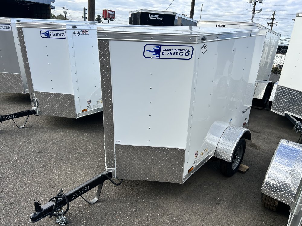 Continental Cargo 4x6 2K V-Nose Series Cargo Trailer Continental Cargo Trailer VHW46SA