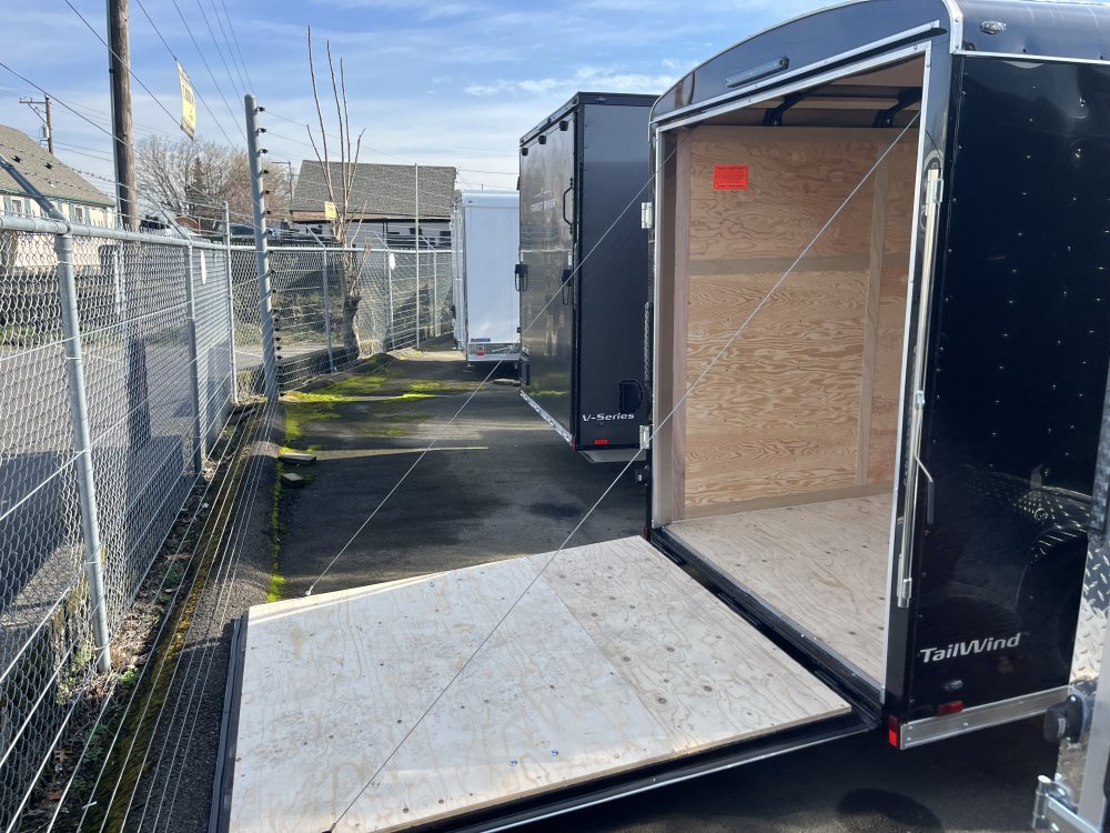 Continental Cargo 6x12 2.9K Tailwind Cargo Trailer w/Ramp Door Continental Cargo Trailer TW612SA-R