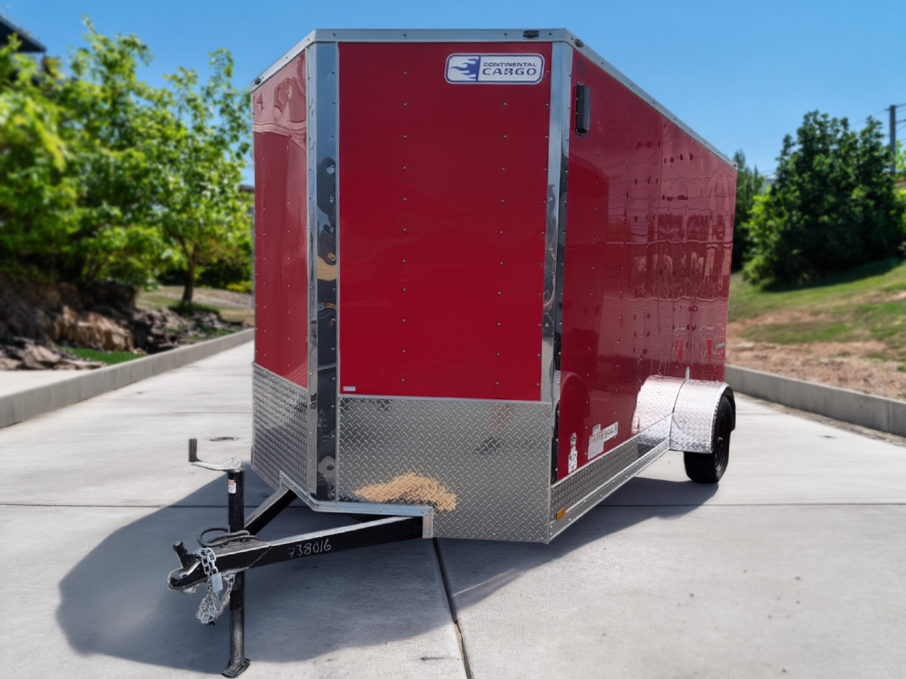 Continental Cargo 6x12 2.9K V-Series Cargo Trailer Appearance Package Continental Cargo Trailer VHW612SA-AP