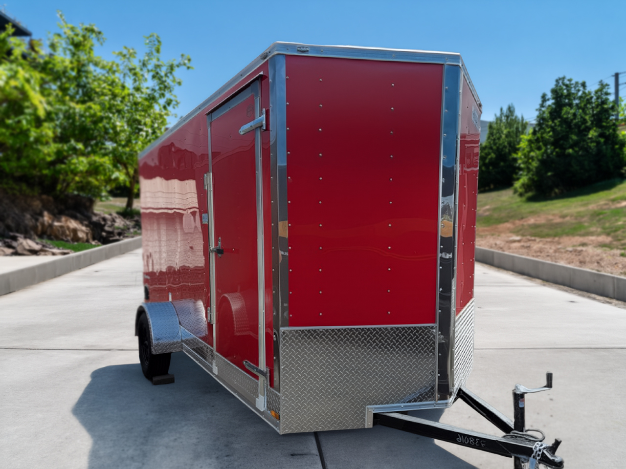 Continental Cargo 6x12 2.9K V-Series Cargo Trailer Appearance Package Continental Cargo Trailer VHW612SA-AP