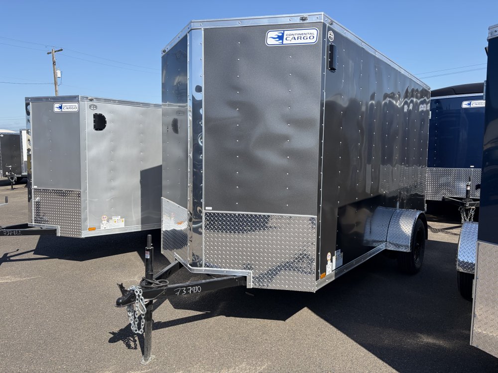 Continental Cargo 6x12 2.9K V-Series Cargo Trailer E&V Package 1 Continental Cargo Trailer VHW612SA-EV1