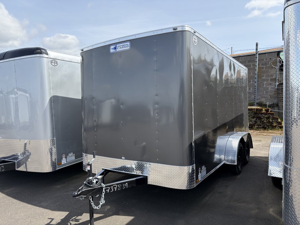Continental Cargo 7x14 7k Rambler Cargo Trailer with Ramp Door Continental Cargo Trailer RM714TA2-R