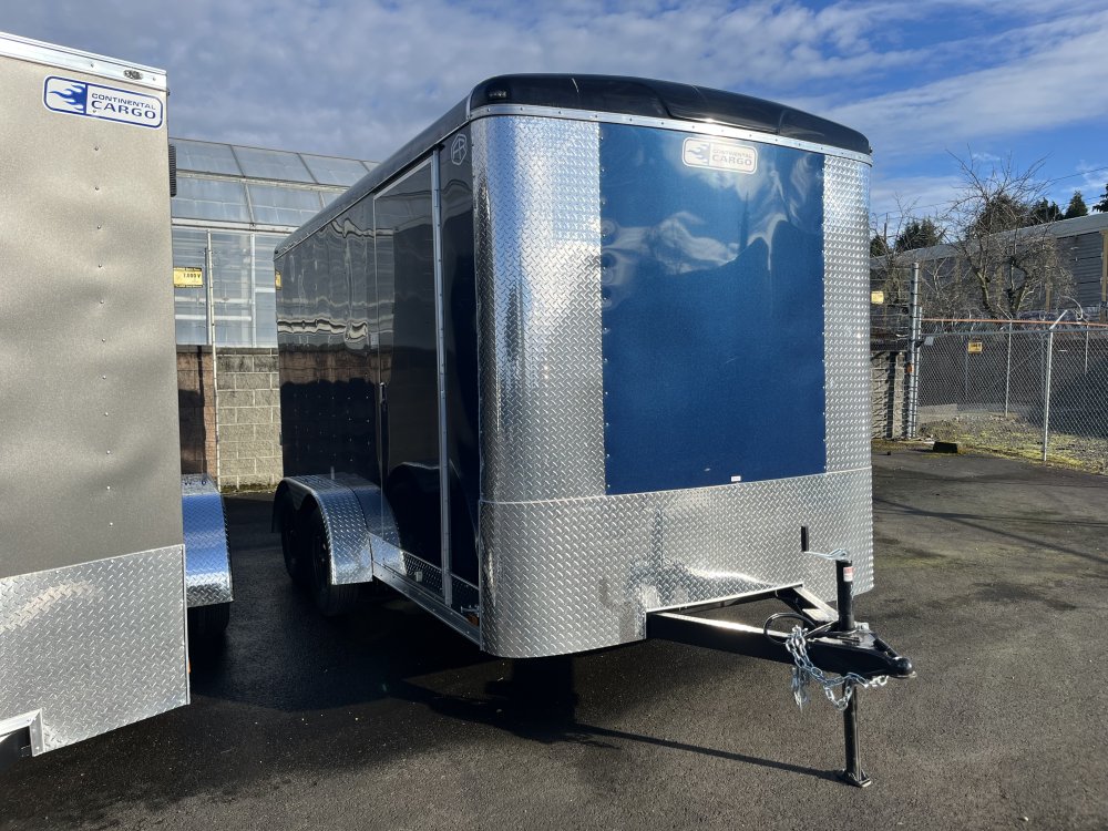 Continental Cargo 7x14 7K Tailwind Cargo Trailer - Appearance Package w/Ramp Door Continental Cargo Trailer TW714TA2-AP-R