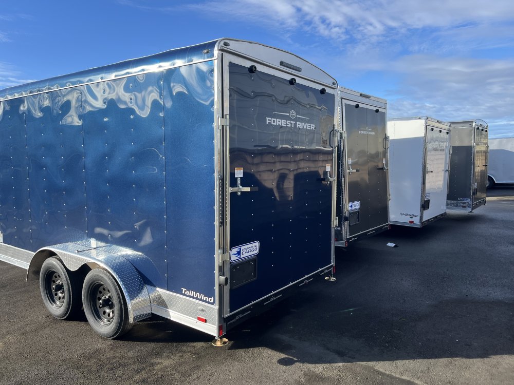 Continental Cargo 7x14 7K Tailwind Cargo Trailer - Appearance Package w/Ramp Door Continental Cargo Trailer TW714TA2-AP-R