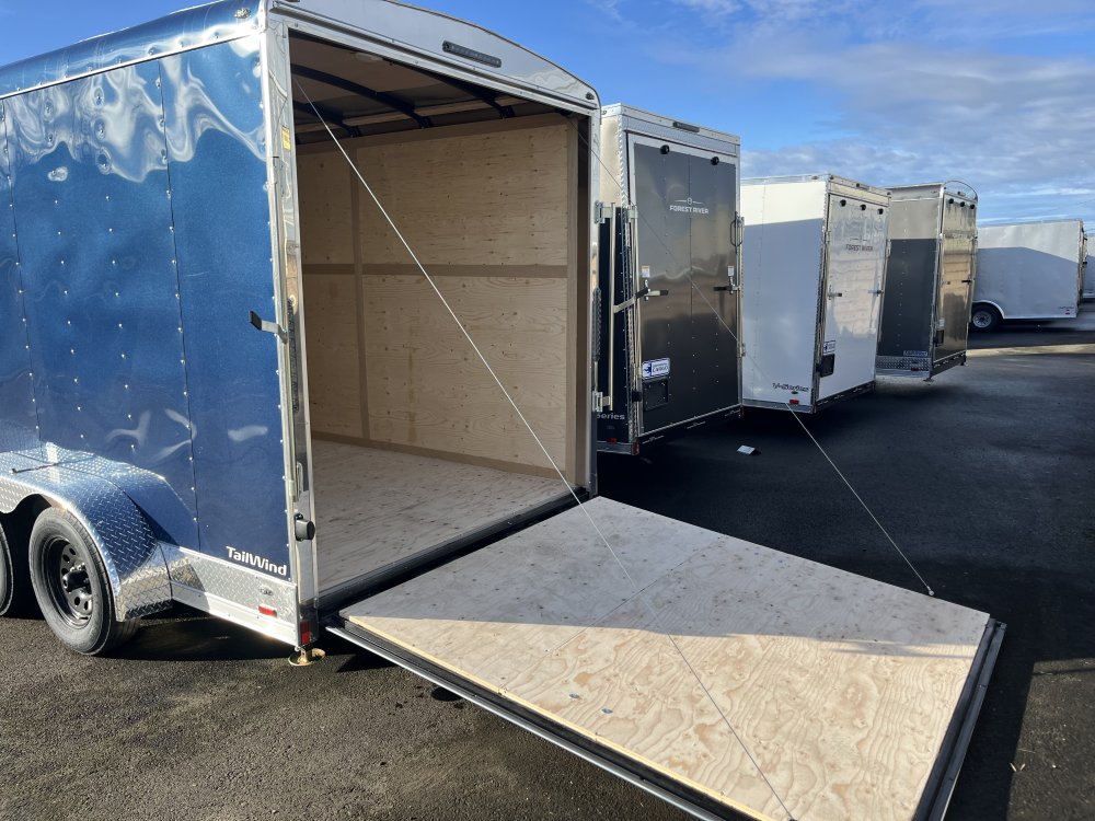 Continental Cargo 7x14 7K Tailwind Cargo Trailer - Appearance Package w/Ramp Door Continental Cargo Trailer TW714TA2-AP-R